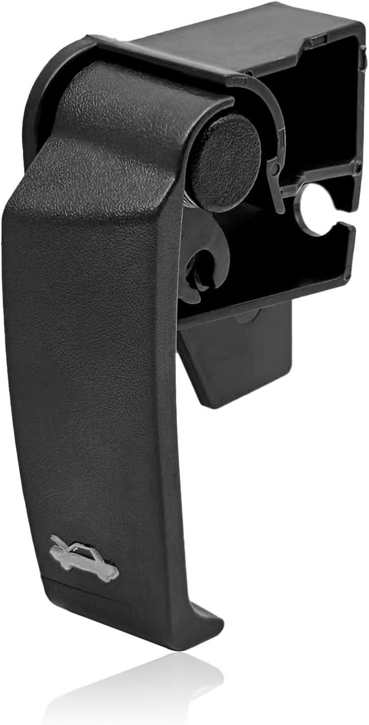 BSAMZO Hood Latch Release Pull Handle 15741109 Compatible with 1995-2007 Chevrolet Chevy GMC Cadillac C3500 C1500 K1500 ABS Black - Image 1